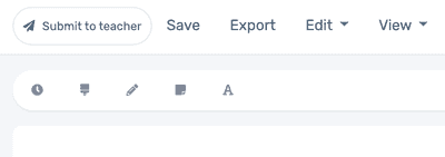 Submit notes or assignments to teacher